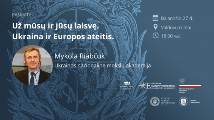 Ukrainos intelektualo paskaita Ukrainos intelektualo paskaita