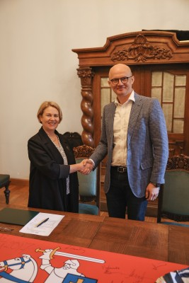 LNM direktorė Rūta Kačkutė ir Edmundas Jakilaitis